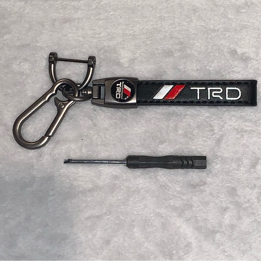 Genuine Leather Car Keychain Keyring